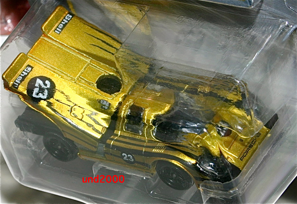  overseas edition MajoRette Porsche 917 Porsche 917 Gold Majorette 3 -inch minicar Tomica size 