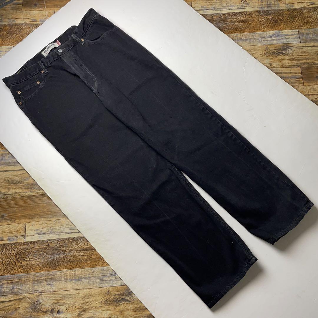 Levis 550 black denim USリーバイス 極太 ブラックデニム-