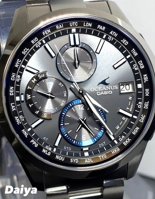 国内正規品 新品 腕時計 CASIO カシオ OCEANUS オシアナス クラシックライン 電波 ソーラー カレンダー 防水 多機能 チタン プレゼント