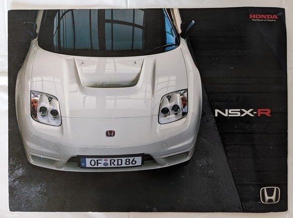 NSX-R　(LA-NA2)　車体カタログ＋価格表　2002年5月　NSX タイプR　TYPE-R　古本・即決・送料無料　管理№ 6038 CB04