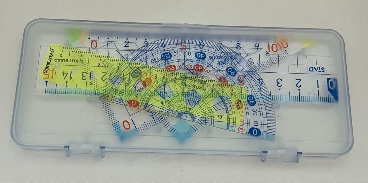 【3点セット】①六角ミニペン②コンパス③定規セットをまとめて、3点セットでの商品になります。