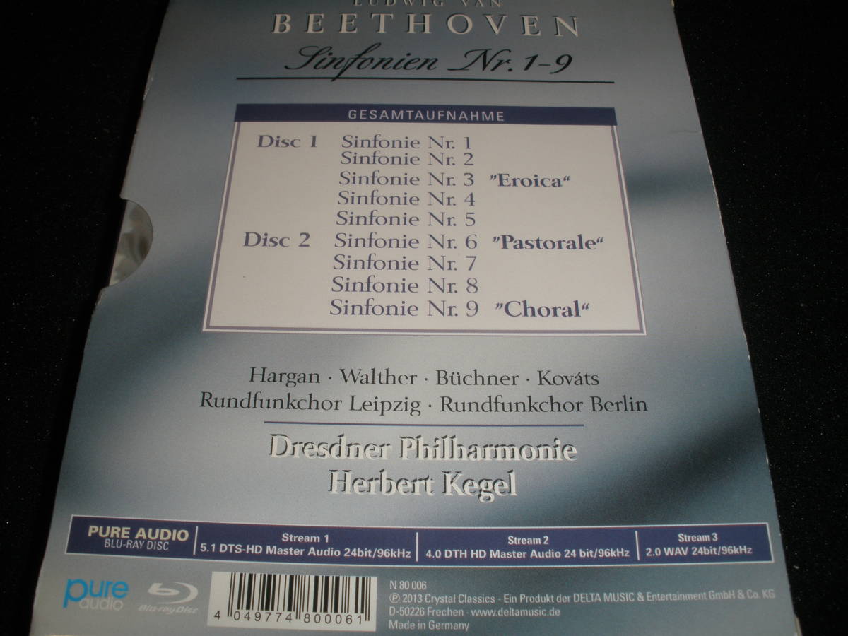  new goods Blue-ray ke- gel beige to-ven symphony complete set of works dress ten1 2 3 4 5 6 7 8 9..5.1ch Beethoven Complete Symphonies Kegel