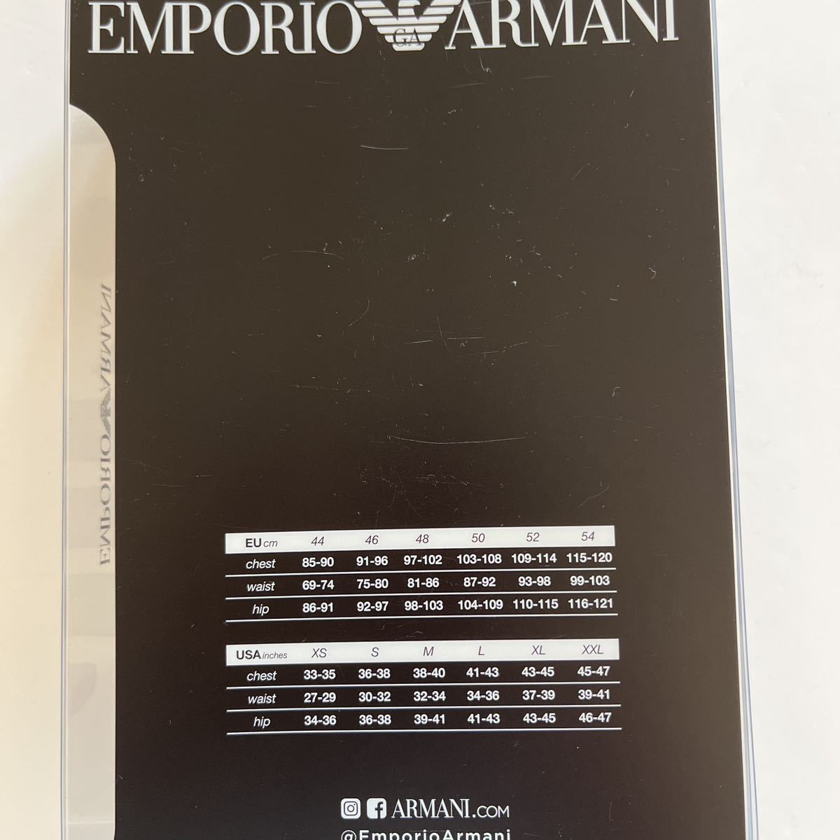 EMPORIO ARMANI エンポリオアルマーニ メンズビキニ ML-L ブラック 黒ブリーフ ビキニブリーフ メンズインナーウエア 男性下着
