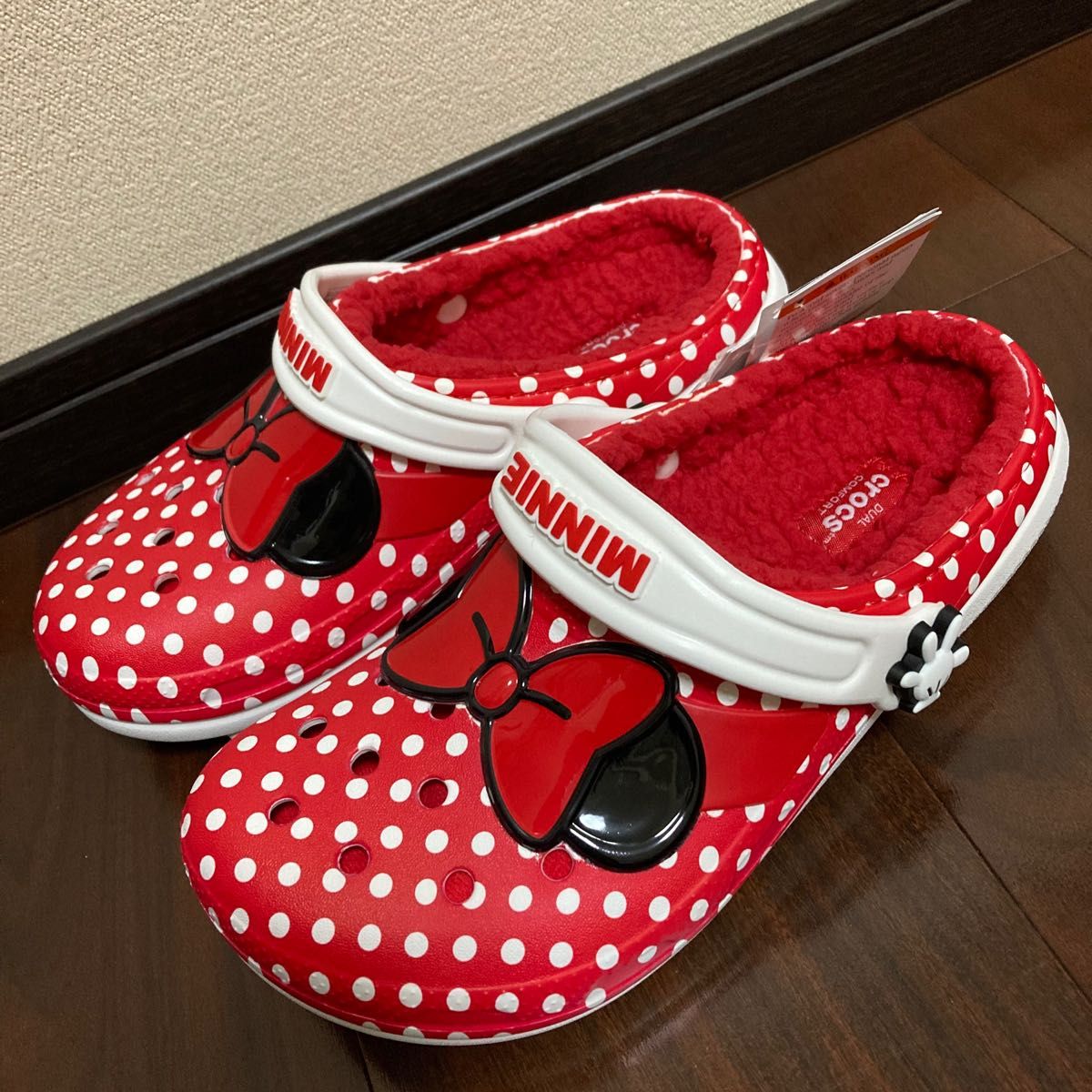 crocs Kids' Classic Lined Disney Minnie Mouse Clog 21㎝ 新品