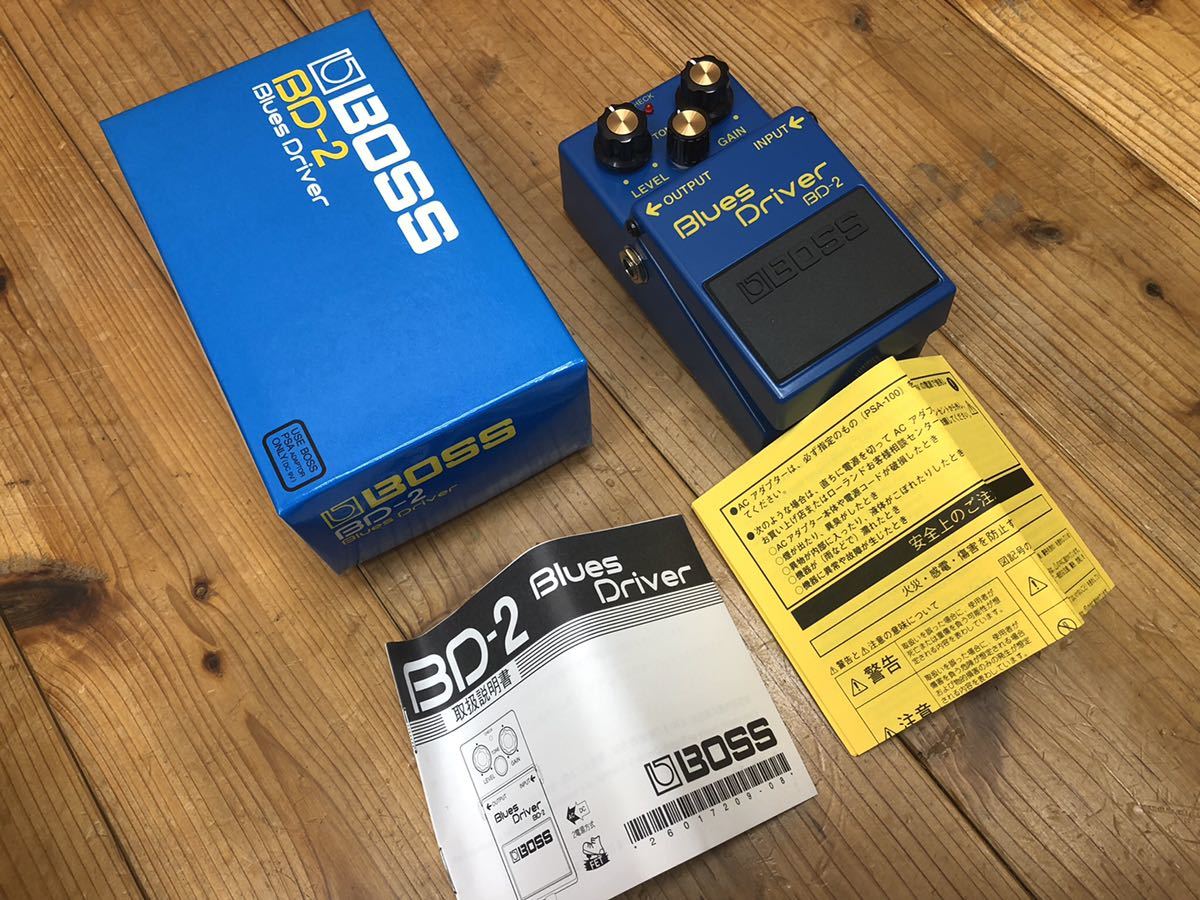 BOSS BD-2 BLUES DRIVER オーバードライブブルースドライバーボス元箱