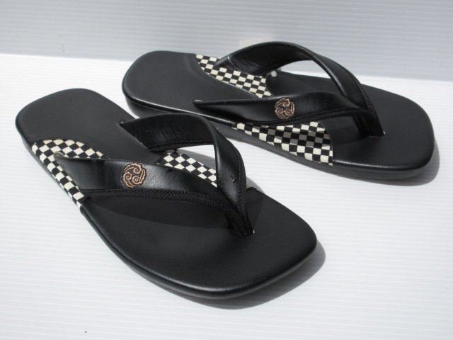  sale M robust . urethane bottom mistake gi18013 black peace pattern made in Japan sandals setta seta gentleman men's nose . is nao zori Japanese clothes yukata Father's day Respect-for-the-Aged Day Holiday 