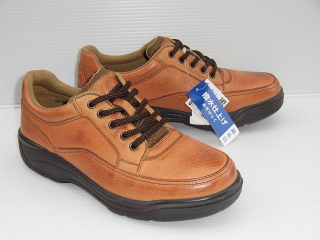 セール 27.0cm ムーンスター スポルス SP8900 BRカタ 幅広 3E 日本製 本革 紳士 メンズ 革靴 ビジネス カジュアル ウォーキング シューズ