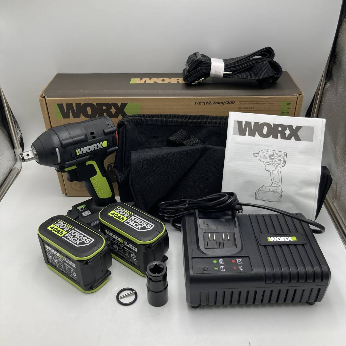 通電確認済み】WORX(ワークス) 18V (20V Max) コードレス 通電確認済み】WORX(ワークス) 18V (20V Max) コードレス