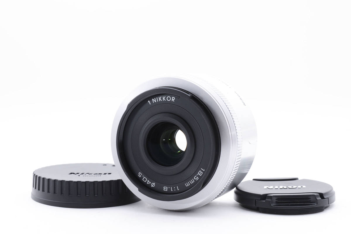 美しい for シルバー レンズ F1.8 18.5mm 1NIKKOR Nikon 【美品