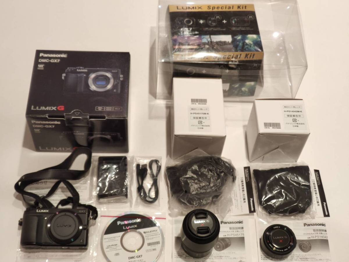 ホットセール Special Lumix Panasonic 4404 Kit 動作確認済み スペシャルキット パナソニック レンズ 1:3.5-5.6/14-42 1:4.0-5.6/45-175 VARIO DMC-GX7 パナソニック ホットセール Special Lumix Panasonic 4404 Kit 動作確認済み スペシャルキット パナソニック レンズ 1:3.5-5.6/14-42 1:4.0-5.6/45-175 VARIO DMC-GX7 パナソニック