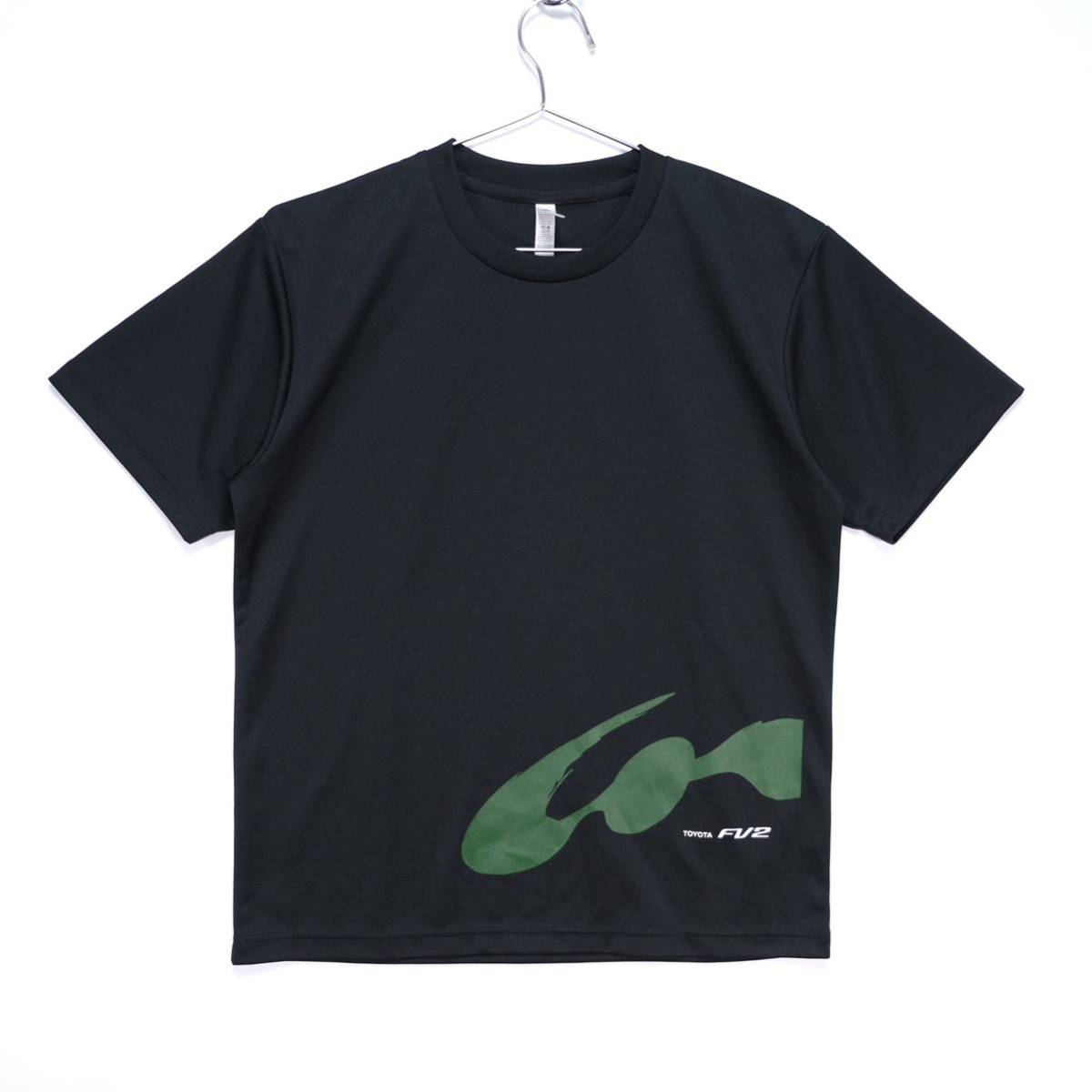 【送料無(wú)料】TOYOTA FV2/トヨタ自動(dòng)車/ドライTシャツ/TOUCH ME/半袖/ブラック/Mサイズ