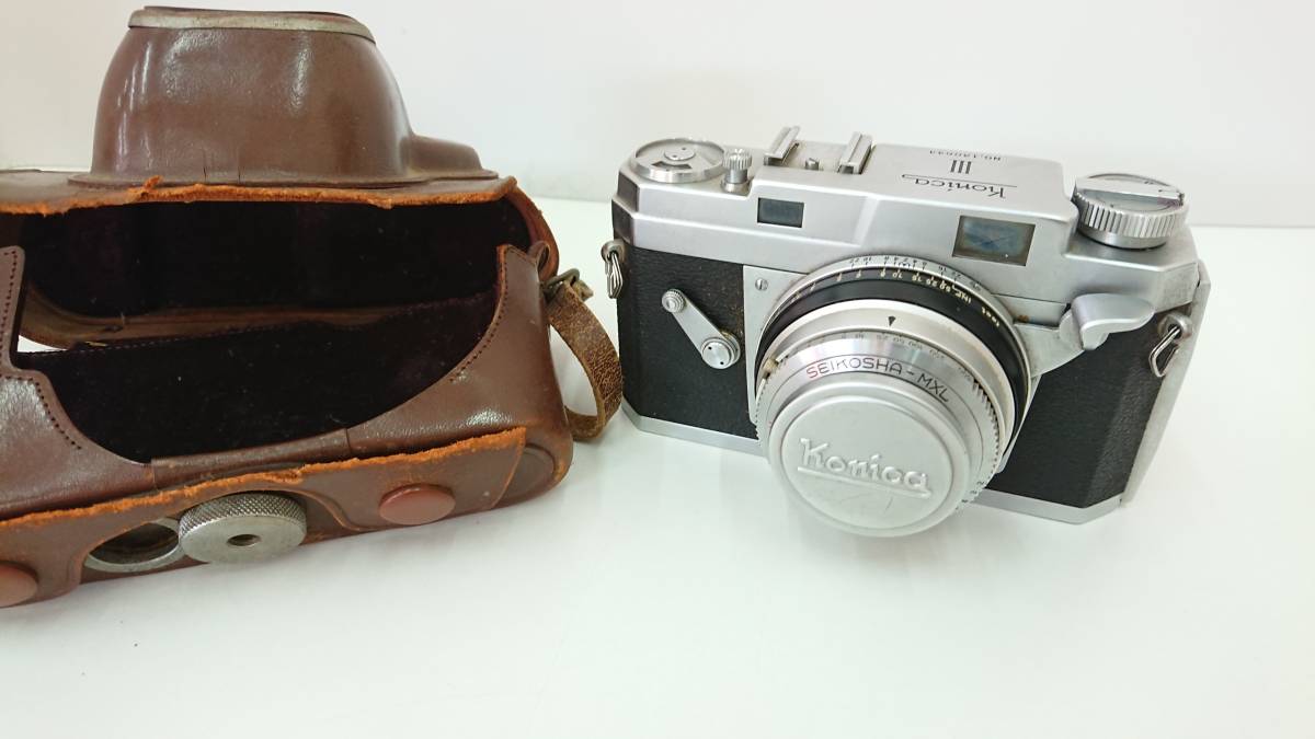Konica Ⅲ konishiroku Hexanon 1:2 f=48mm コニカ フィルムカメラ