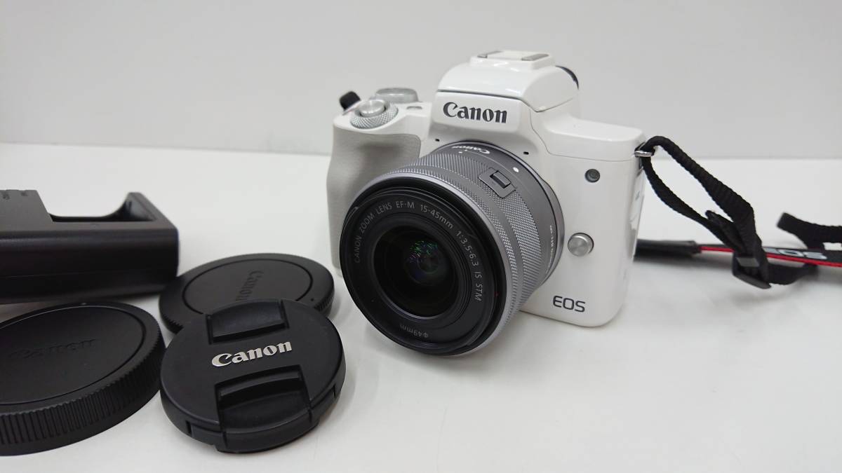 人気が高い Canon EOS KISS M ZOOM LENS EF-M 15-45mm 1:3.5-6.3 IS