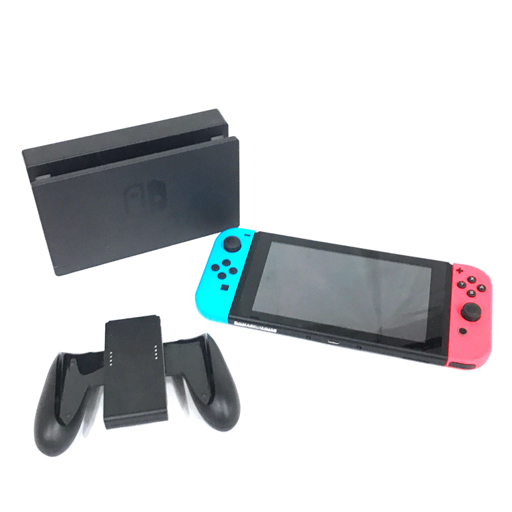 1円 Nintendo Switch HAC ニンテンドースイッチ 本体 ネオンブルー