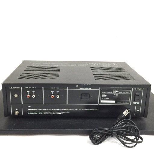 AIWA AD-F80 カセットデッキ カセットプレーヤー 通電確認済み アイワ