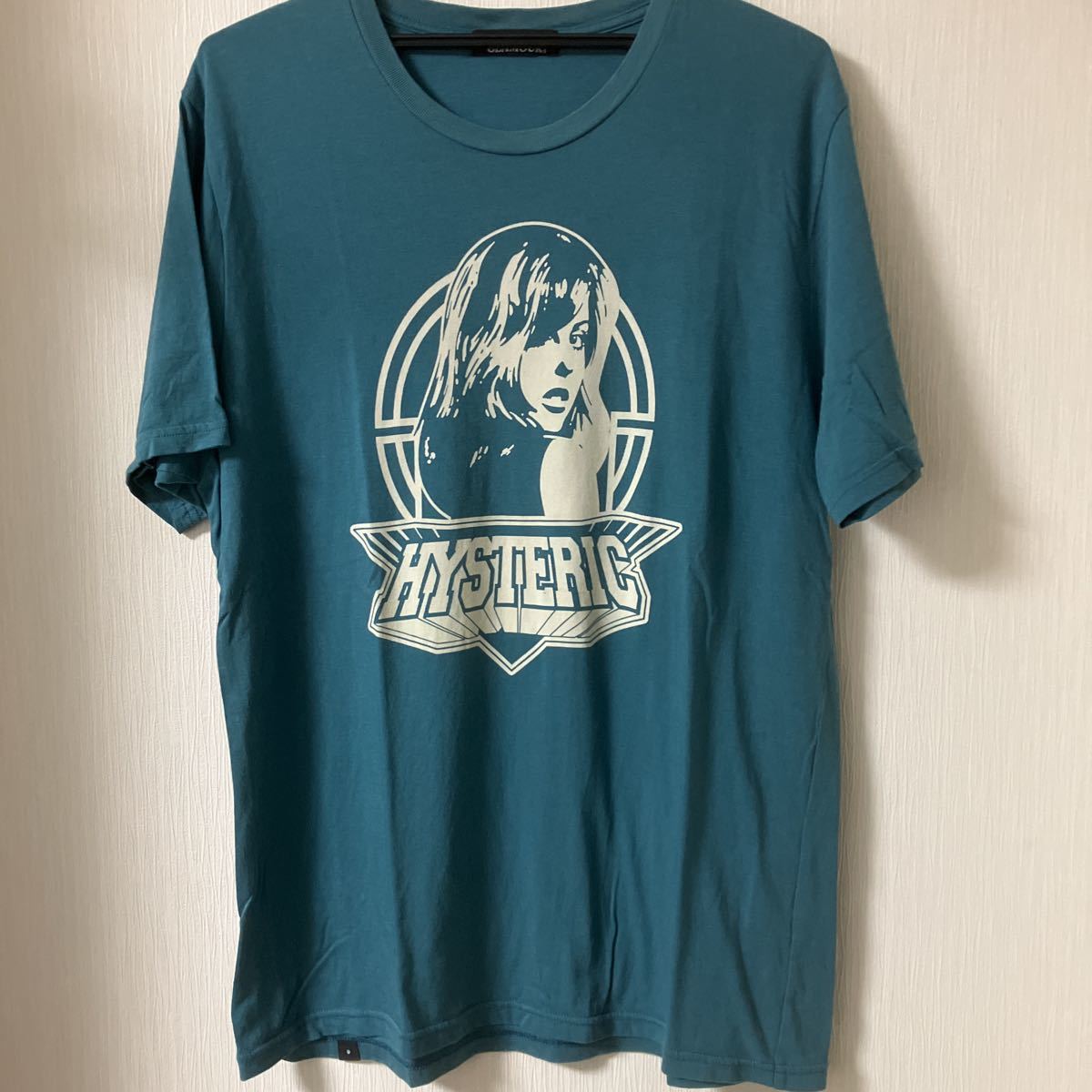 上質で快適 ヒステリックグラマー ターコイズ 半袖シャツ