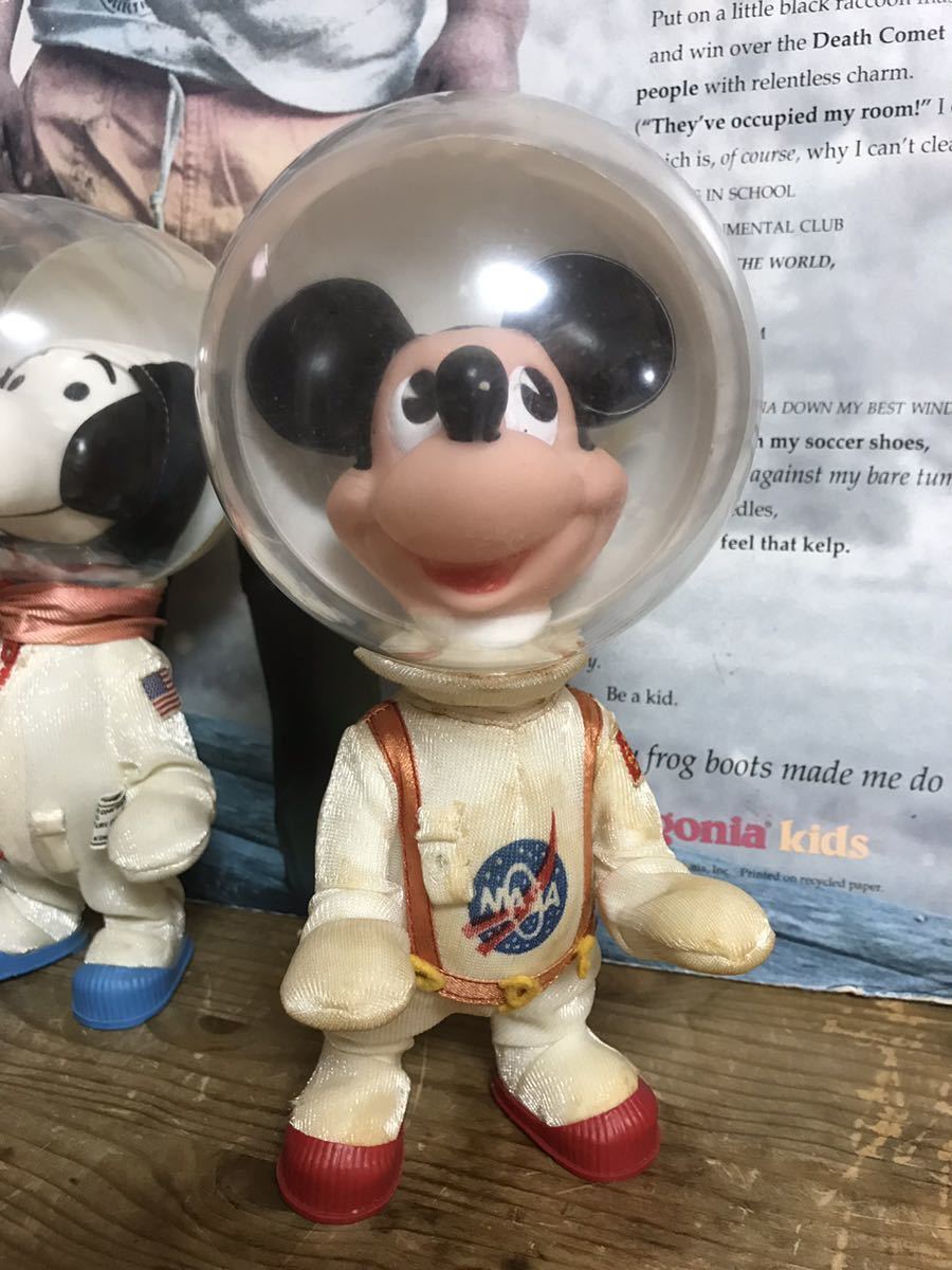 卸売 ミッキーマウスMARXTOYS 激レア希少オリジナル Mouseアストロノーツ宇宙飛行士ミッキーNASA Mickey ビンテージ 70' 即決即購入 Disneyland ミッキーマウス