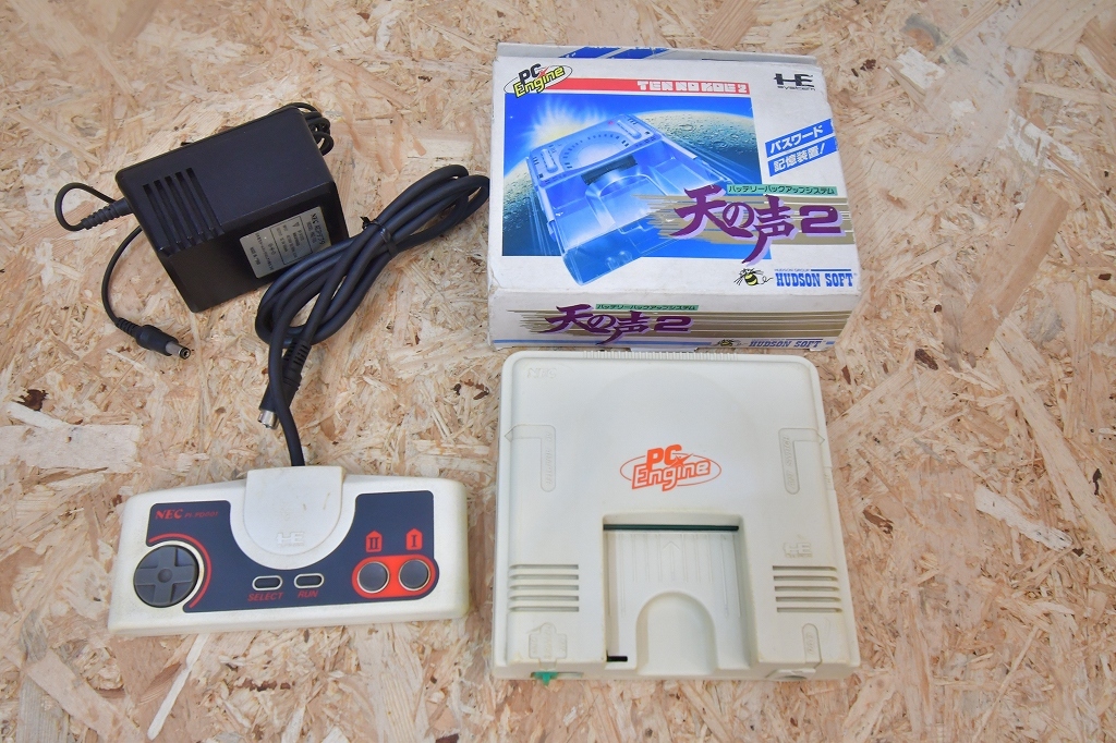 NEC PCEngine PC engine body controller AC adapter heaven. voice 2