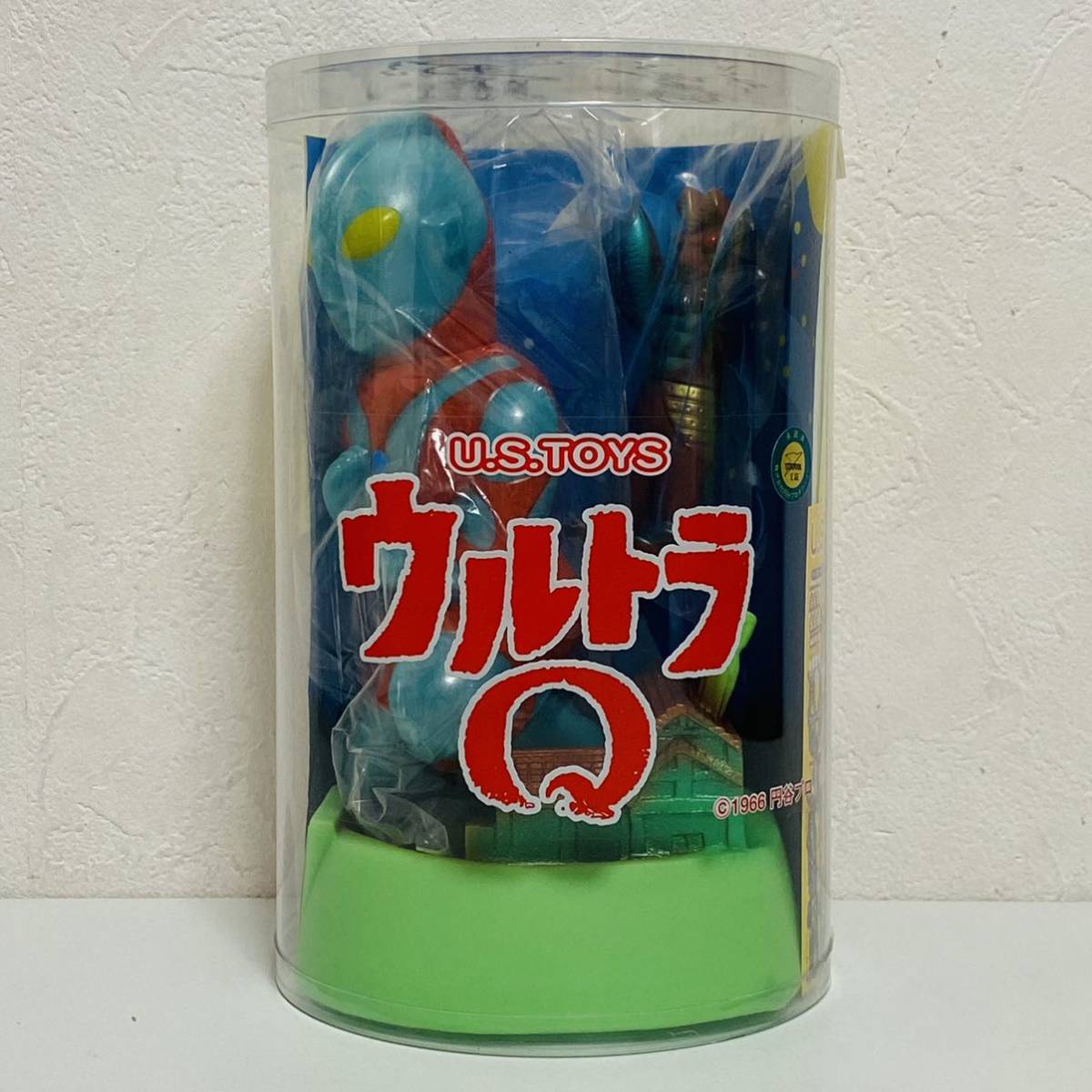 【驚きの値段で】 こどもの時代館 空想ひみつ基地 ウルトラQ ユー・エス・トイズ 【未開封品】U.S.TOYS ウルトラマン フィギュア ソフビ 蓄光 バルタン星人 ウルトラマン