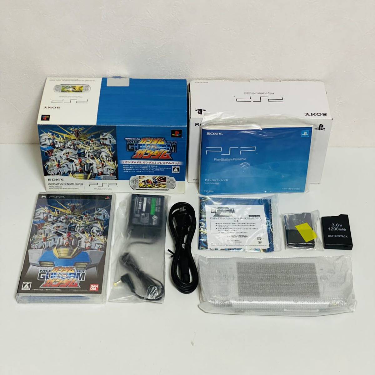 [ ultimate beautiful goods ]SONY Sony PlayStation Portable PSP-3000 Mobile Suit Gundam Gundam VS. Gundam premium pack PSPL-90002 operation verification settled 