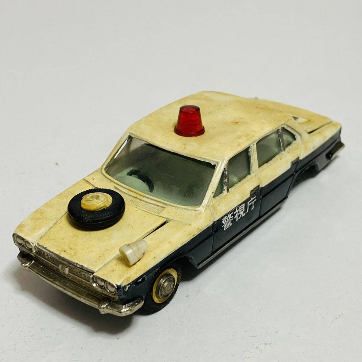 【現状品】Yonezawa Toys ヨネザワトイズ 1/40 DIAPET ダイヤペット No.161 ニッサン セドリック パトロール NISSAN CEDRIC ジャンク_画像3