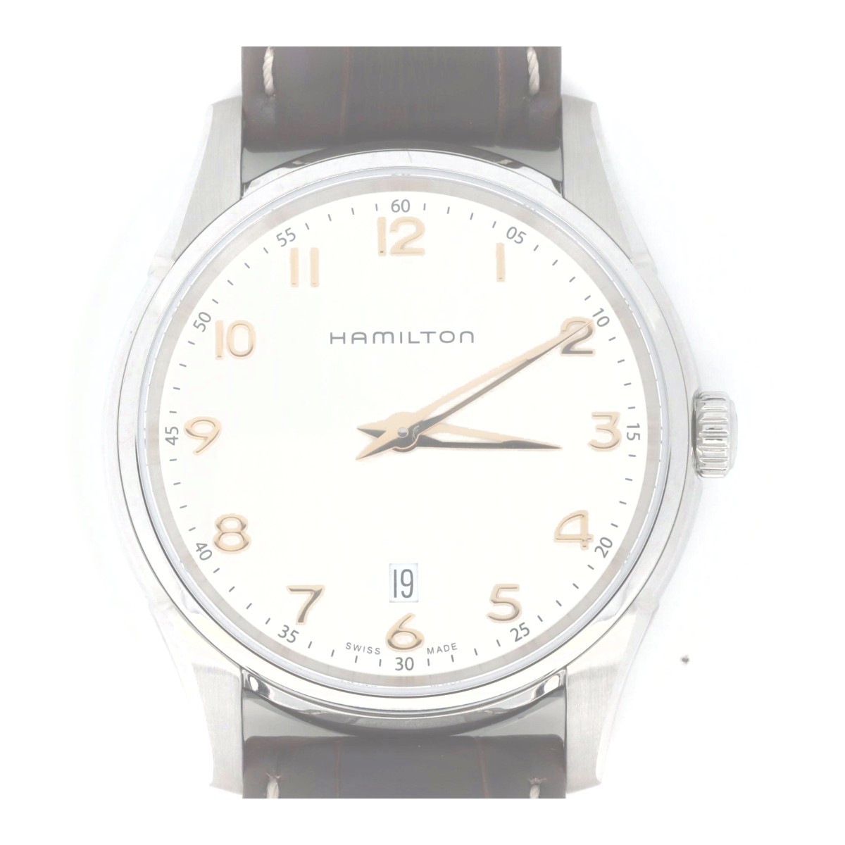 返品送料無料】 ハミルトン ジャズマスター H385111 メンズ腕時計 白