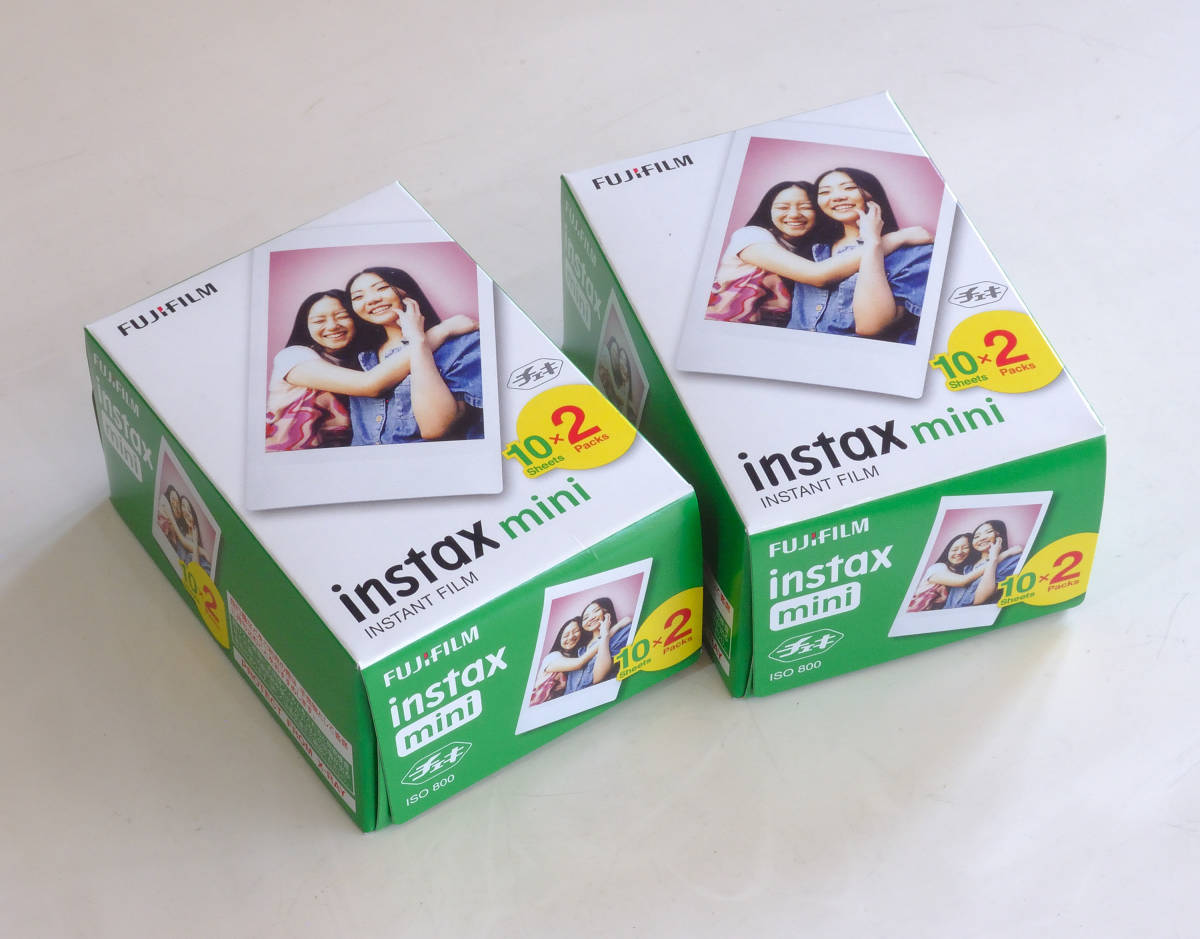 10箱【200枚】チェキフィルム instax mini 10×2 20枚 インスタント