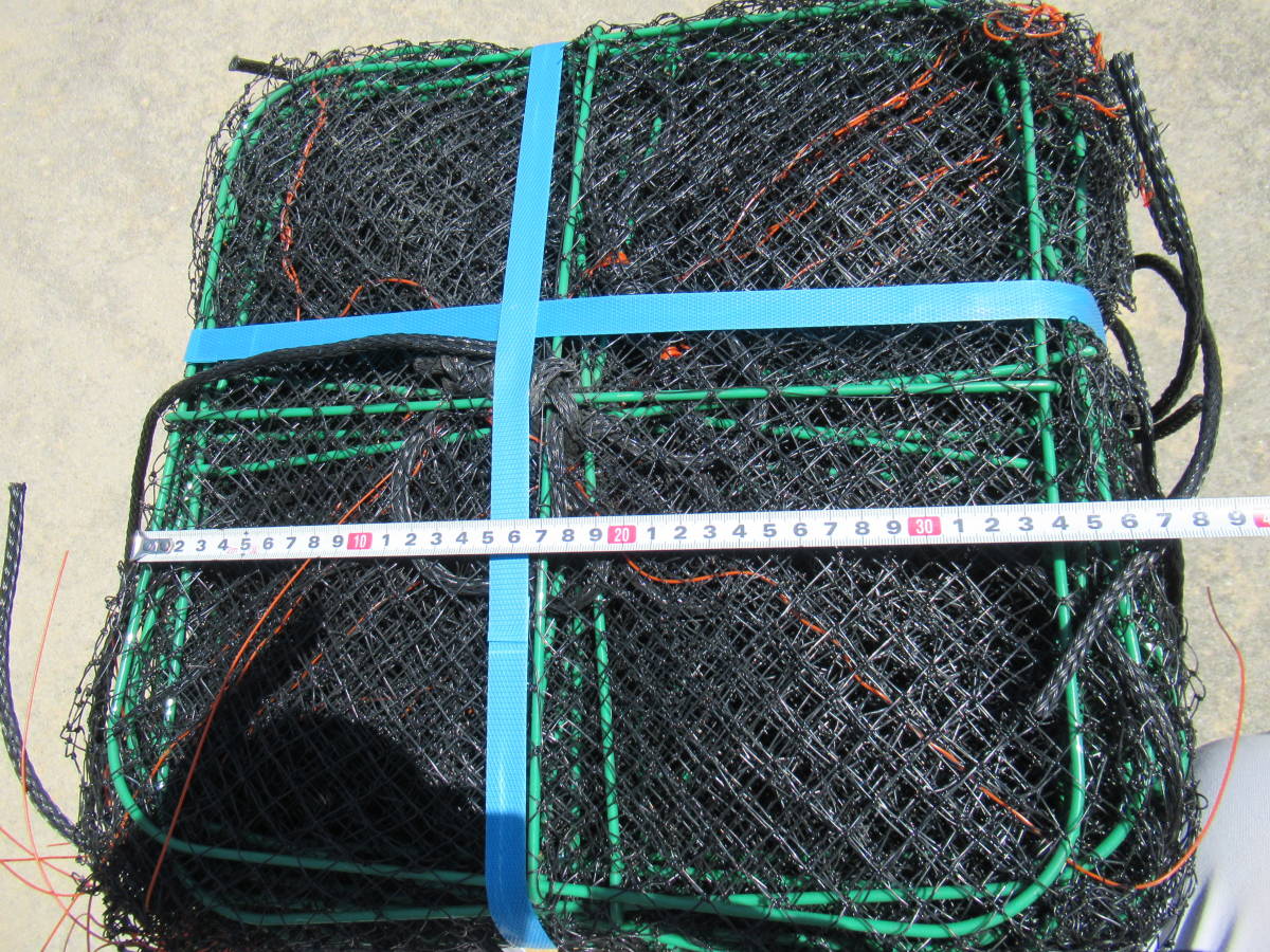 未使用 漁業 提灯カゴ 1束 籠 漁師 養殖 貝 牡蠣 ちょうちん カニ 蟹_画像8