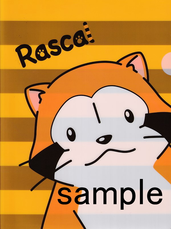 あらいぐまラスカル Rascal アニメ クリアファイル A4 日本アニメーション 動物 キャラクター グッズ 書類 文房具 整理 学校 オフィスの画像1