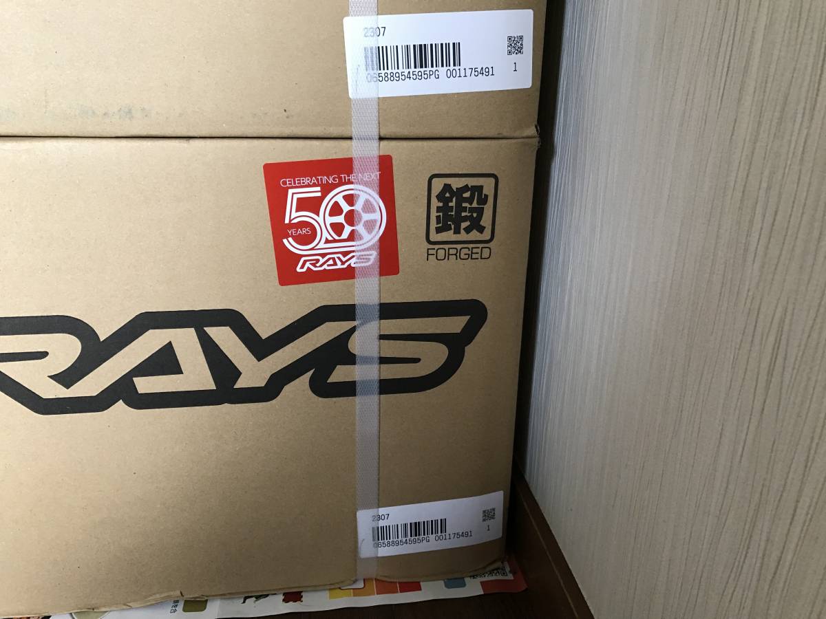 在庫有り 即納 未使用未開封 4本 TE37 SAGA SL 18インチ 9.5J インセット45 PCD114.3 5穴 PG RAYS VOLKRACING レイズボルクレーシング 鍛造_画像5