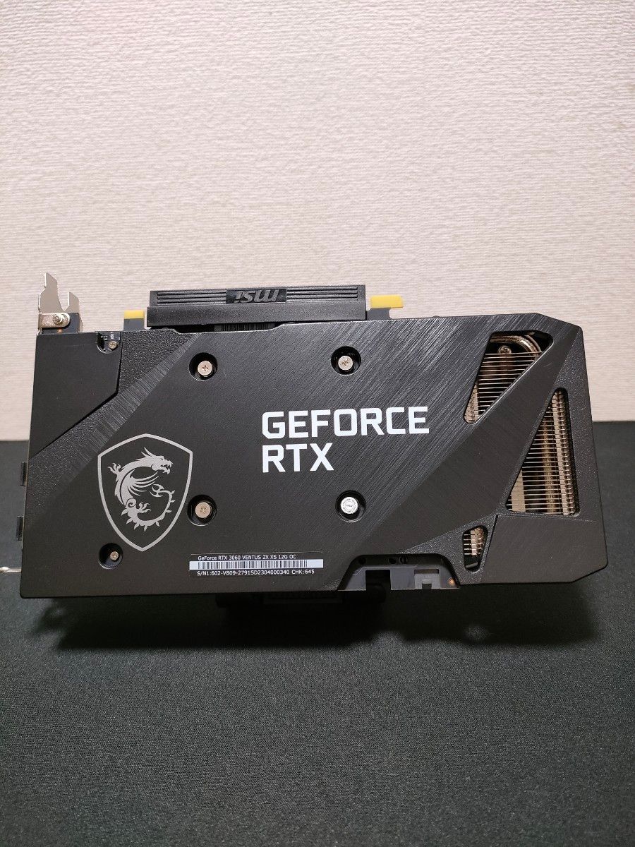 MSI GeForce RTX  VENTUS 2X XS G OC 令和７月日購入