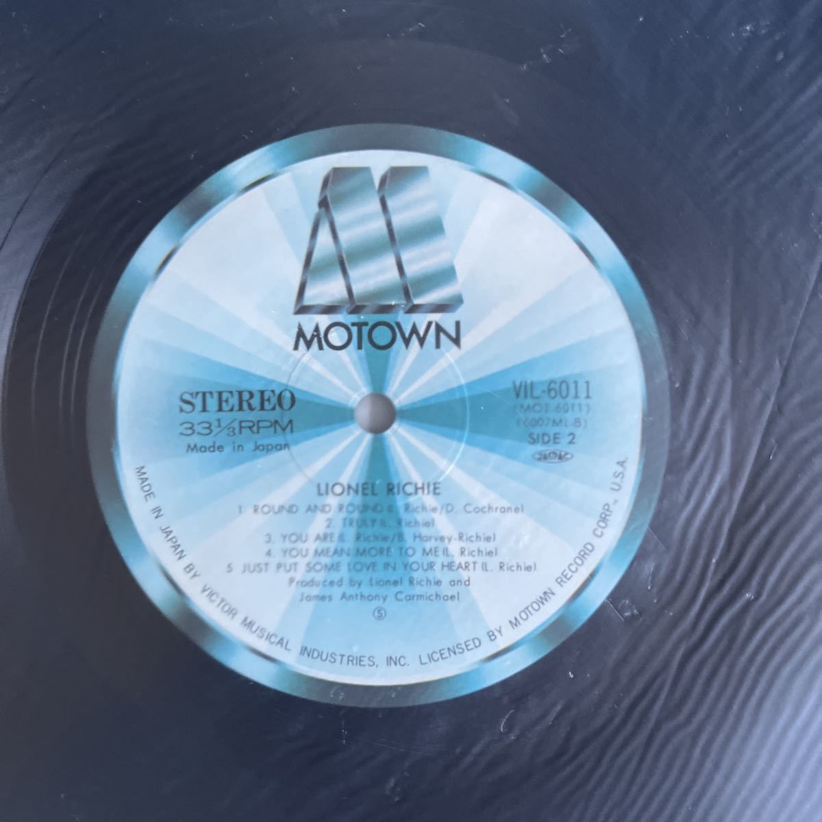 1982年作品ライオネル・リッチー送料無料　トゥルーリー　ヴィンテージレコード　最高作品綺麗盤　オールド　ビンテージレコード　送料無料_画像5