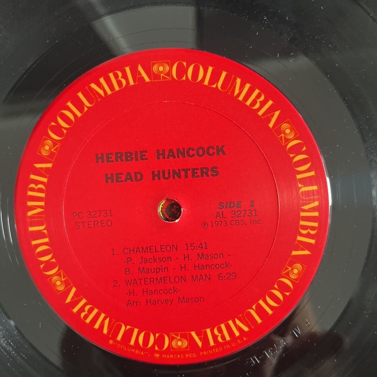 1973年作品ハービィー・ハンコック　送料無料　ハードハンターズ　最高綺麗傑作盤　ヴィンテージレコード盤　オールドレコード盤　送料無料_画像4