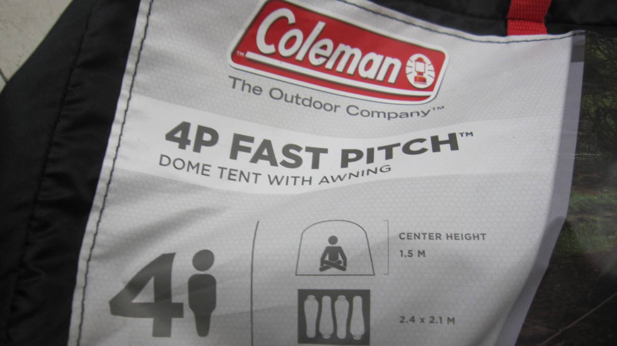 【科爾曼】4人帳篷2.4×2.1米二手貨 原文:【コールマン】4人用テント　2.4×2.1ｍ　中古品
