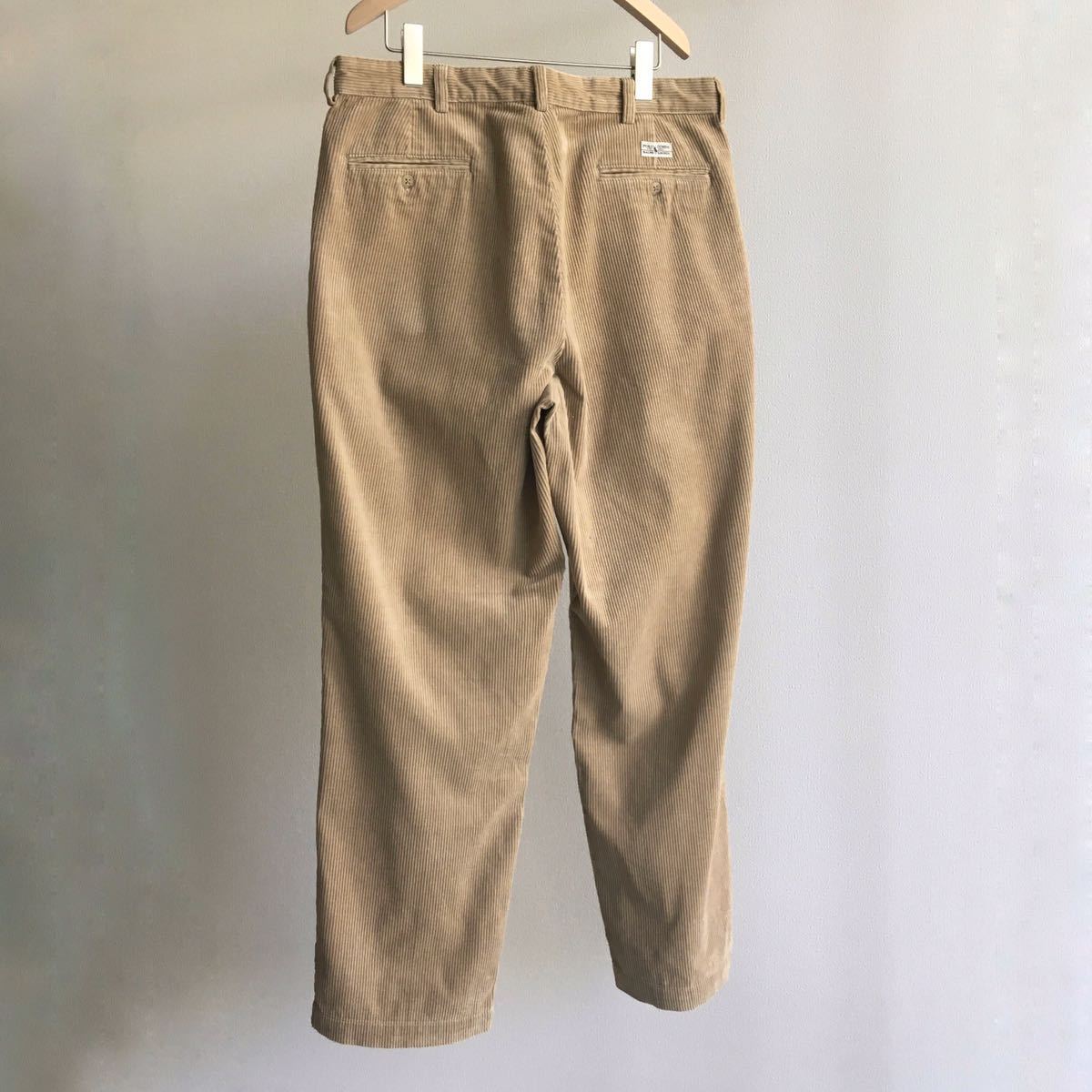 【Ralph Lauren】ラルフローレン ツータック コーデュロイパンツ/W35 L30 ベージュ ANDREW PANT POLO CORDS ヴィンテージ 80s90s_画像7