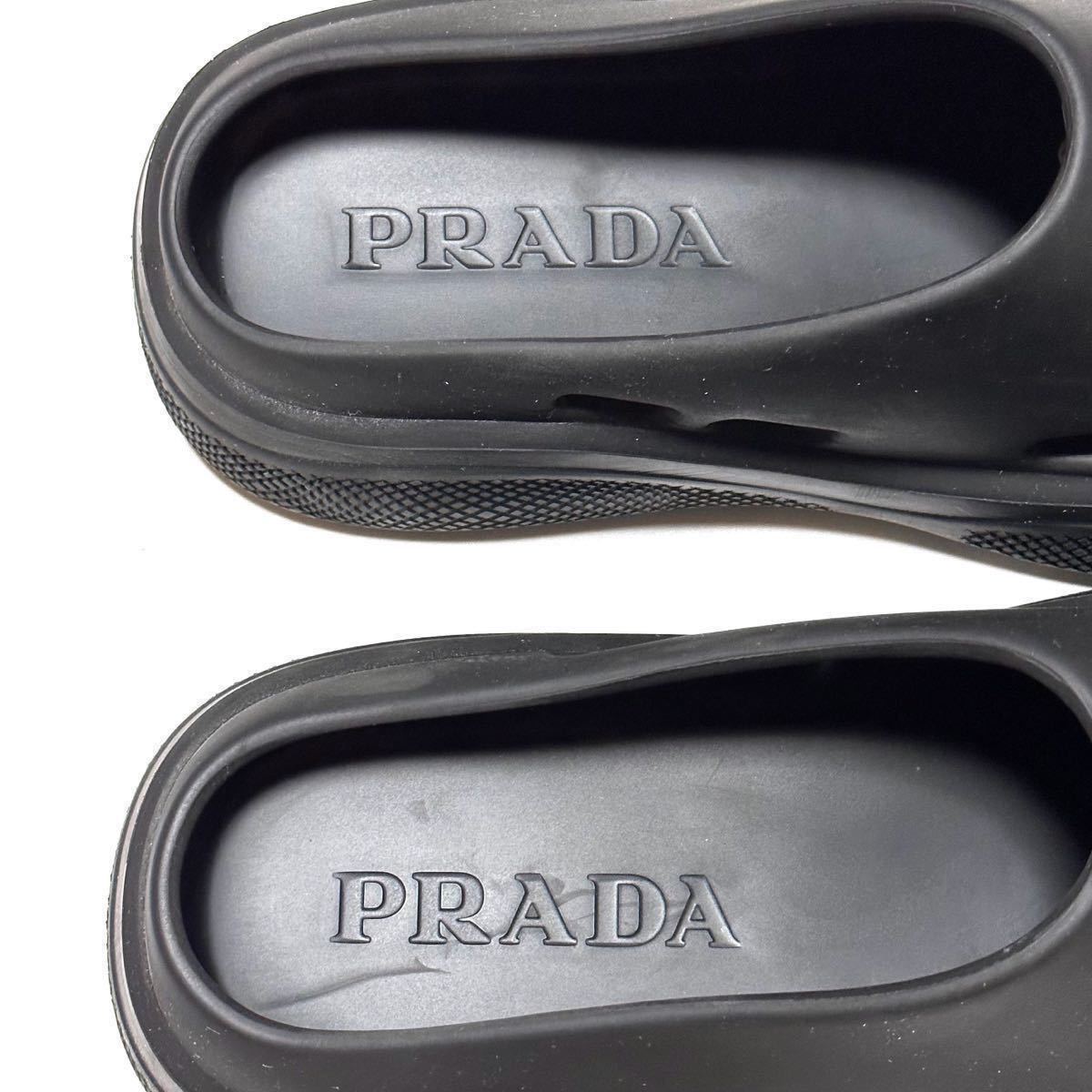 ヤフオク! - 2022SS PRADA プラダ Mellow Rubber Mules フォ