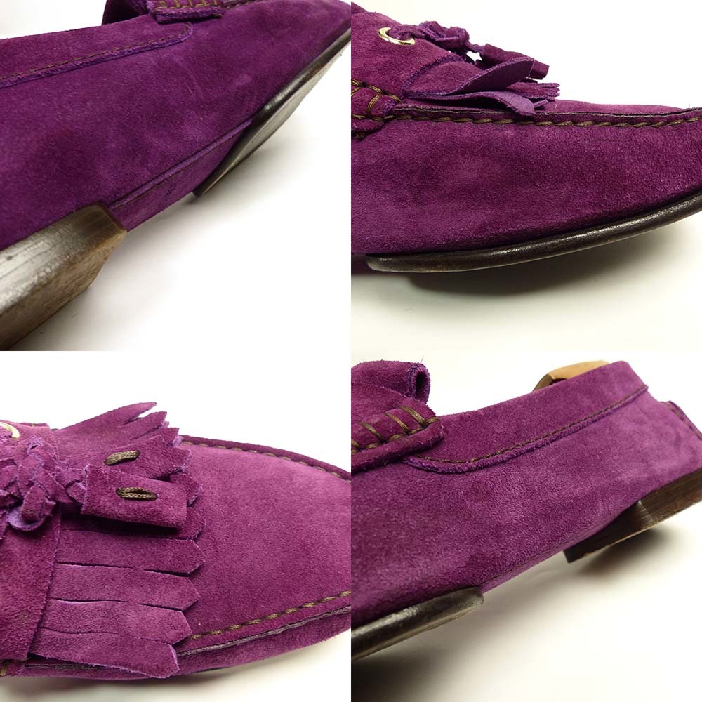  Italy made TOM FORD / Tom Ford suede tassel Loafer 8T(26cm corresponding )( men's )[ used ][ free shipping ]9i-1-078