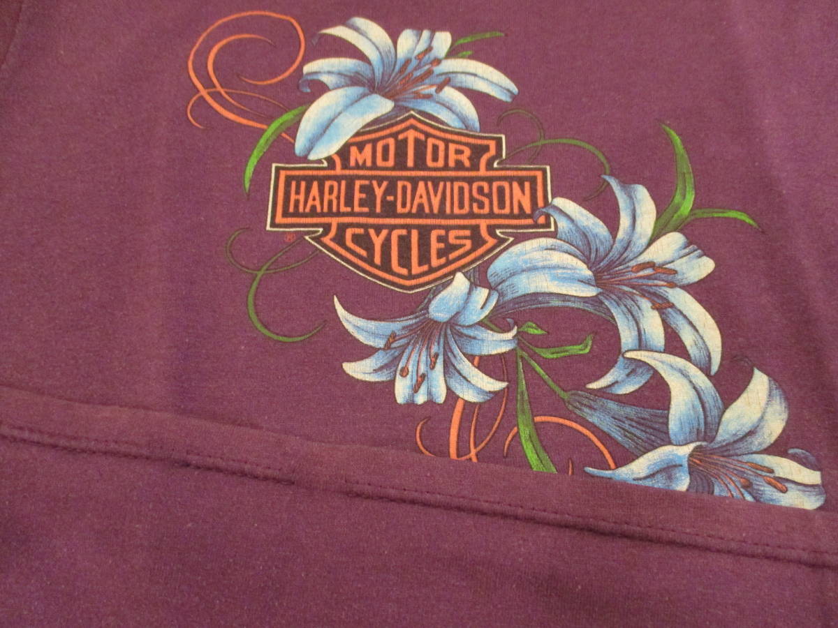 80's HARLEY DAVIDSON ハーレー ダビッドソン ビンテージ Tシャツ USA製 ニューメキシコ パープル Ｍ_画像10