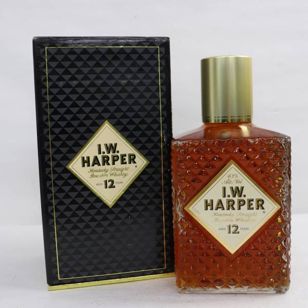 1円~I.W.HARPER（I.W.ハーパー）12年旧43％ 750ml ※封シール破れ有