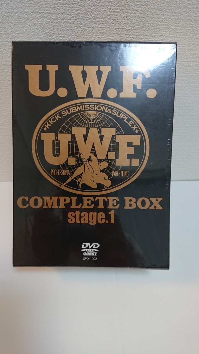 【DVD】U.W.F. COMPLETE BOX Stage.1 前田日明 高田延彦 山崎一夫 未使用
