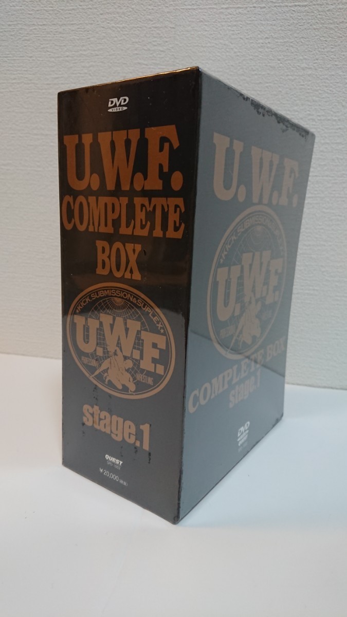 【DVD】U.W.F. COMPLETE BOX Stage.1 前田日明 高田延彦 山崎一夫 未使用_画像3