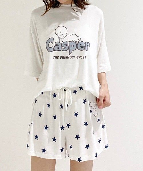 ジェラートピケ gelatopique キャスパー casper Tシャツ ショートパンツ ルームウェア セット