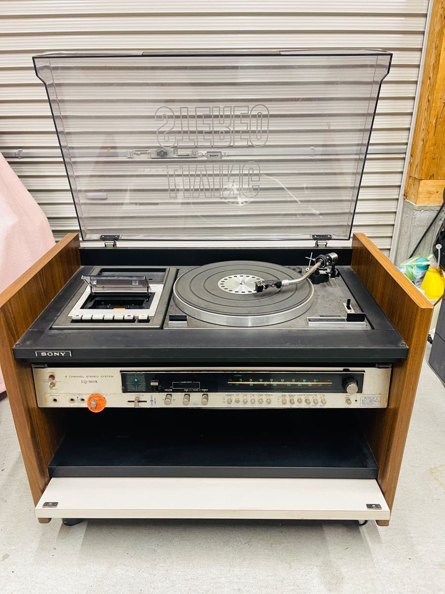 希少品！昭和レトロ！☆SONY☆オーディオ カセットレコードLQ-3100K-