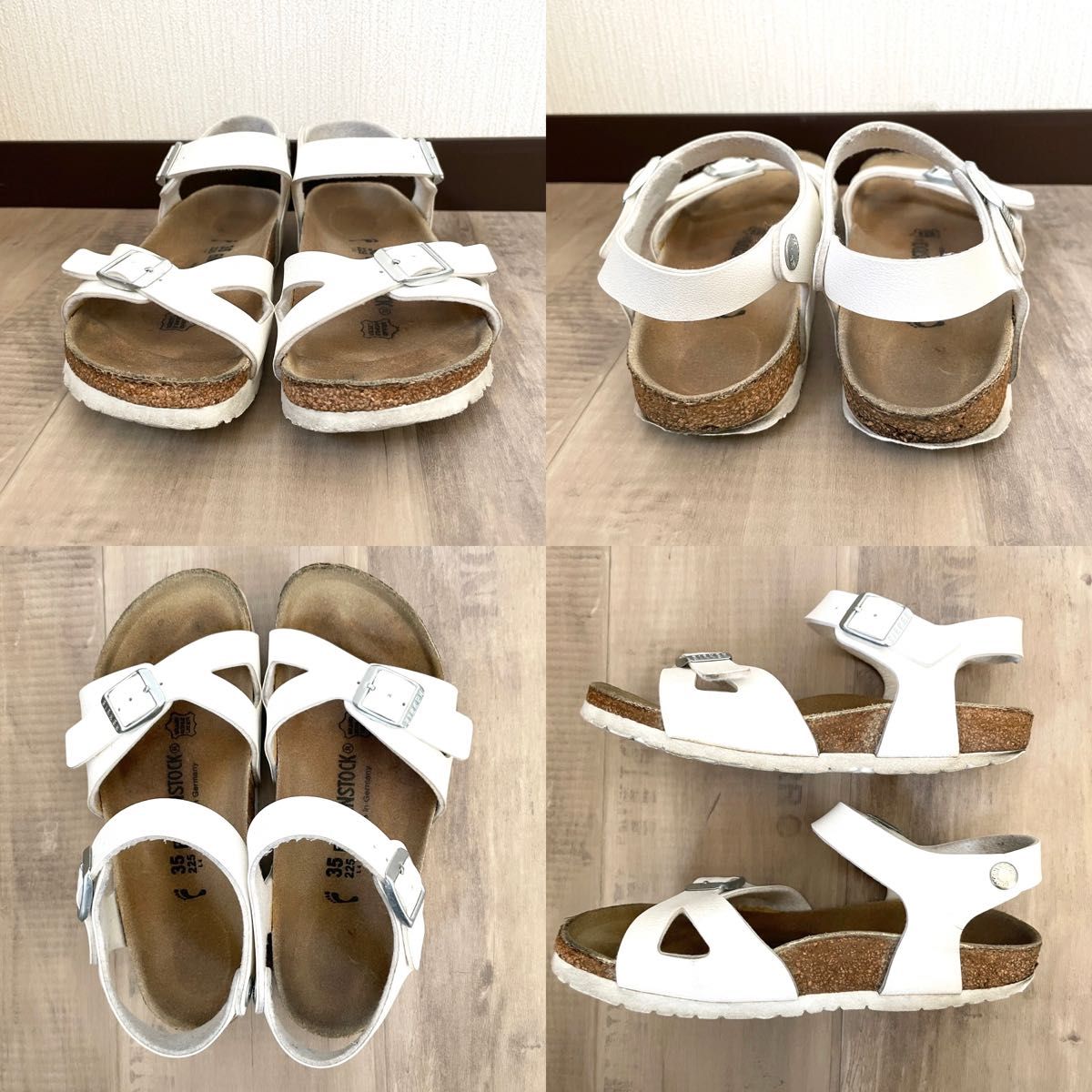 【BIRKENSTOCK】ビルケンシュトック リオ レディース サンダル 夏靴 匿名配送 白 ホワイト 22.5