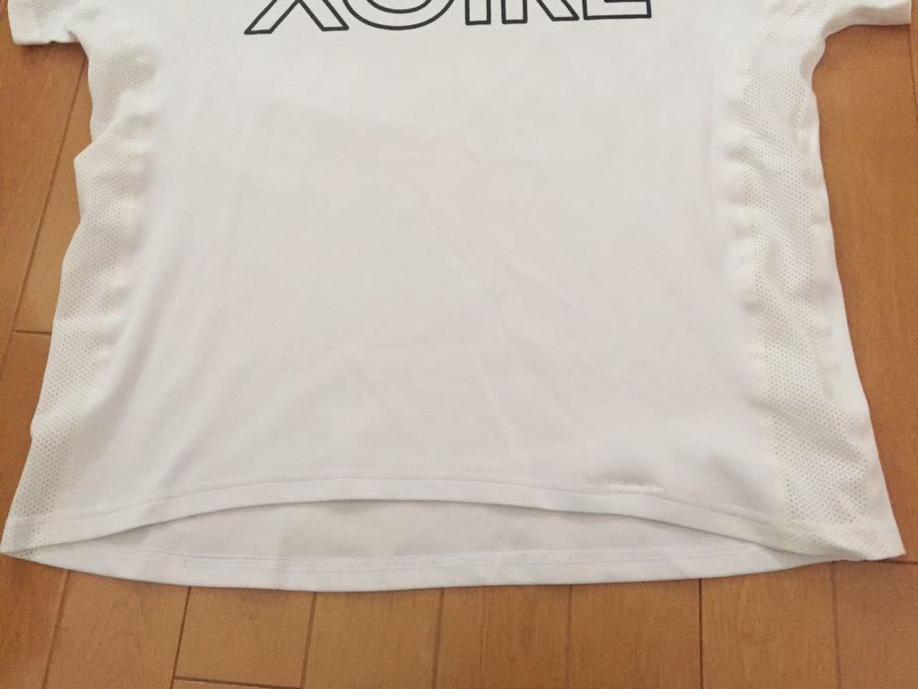 美品◆エックスガールスポーツ　X-girl sports ドライメッシュTシャツ◆サイズS◆白◆速乾