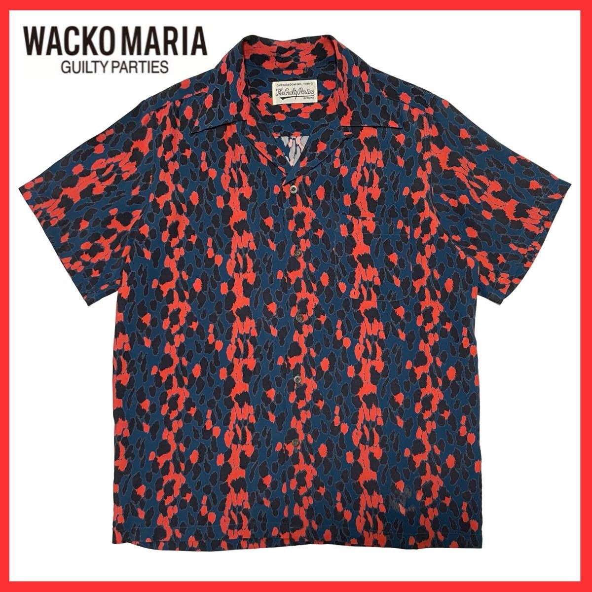 ☆キムタク 窪塚洋介着☆ WACKO MARIA ワコマリア 21SS LEOPARD