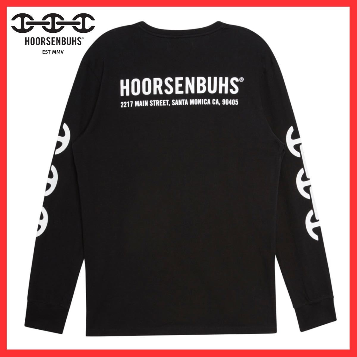 カタログギフトも! HB ホーセンブース HOORSENBUHS LONG XL 黒 ロンT