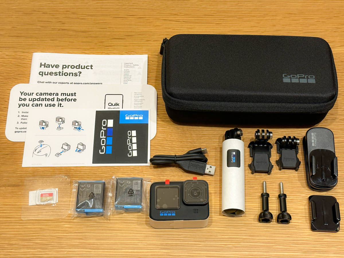 極上美品】GoPro HERO 10 Black アクセサリーセット+ オプション多数