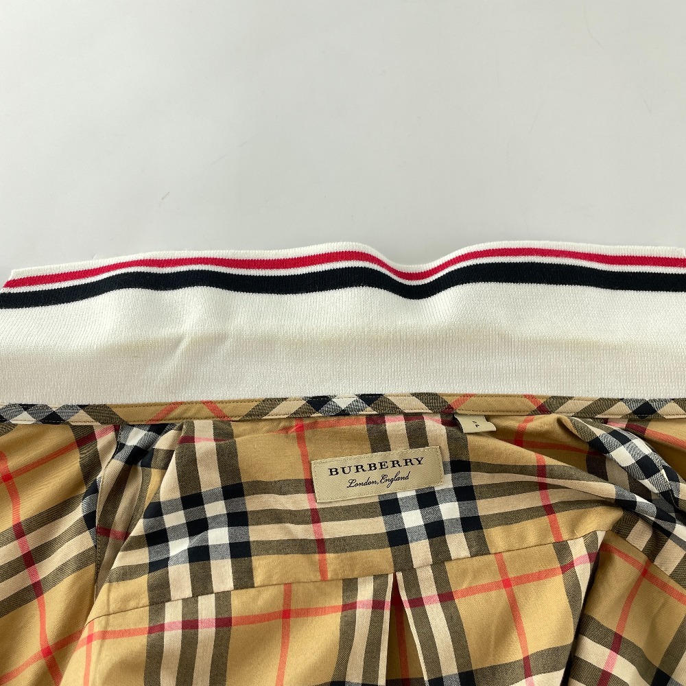 BURBERRY LONDON バーバリーロンドン ベージュ ノヴァチェック 長袖シャツ ベージュ S トップス コットン メンズ 中古_画像8