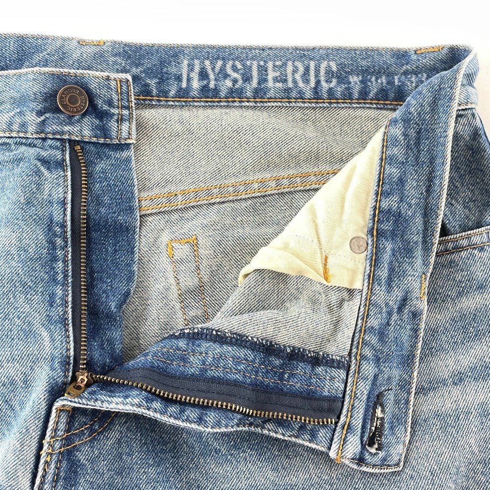 1円 HYSTERIC GLAMOUR ヒステリックグラマー 02223AP04 インディゴ